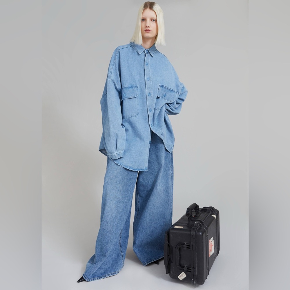 THE FRANKIE SHOP Sasha High-rise Wide-leg Jeans Women MEDIUM